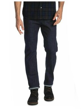 Men's Outland Dusty Slim Straight Jeans Dark Washed Denim 32x31